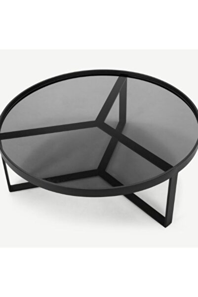 Doffo May Metal Camlı Orta Sehpa