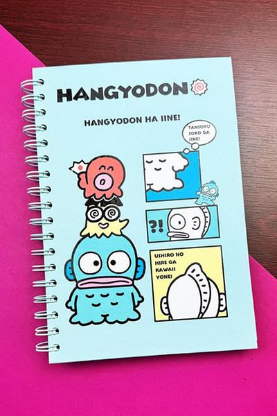 Patladı Gitti Αχρονολόγητο Talking Agenda Weekly Planner με αυτοκόλλητο σπειροειδούς σχεδίου Hangyodon
