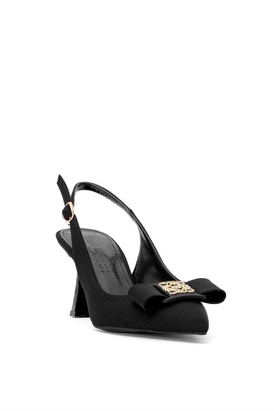 Ayakkabı Fuarı Elite Pm492 K1320T - Black Women's Classic Heeled Shoes