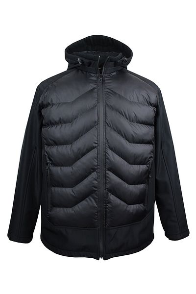 tambattal Μακρύ μεγέθους με επένδυση Softshell παλτό μαύρο