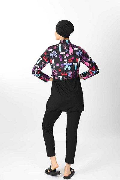 ENDYMION Fully Covered Jackeṫ Hijab Swimsuit