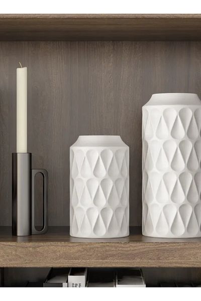 3D Brothers Waves Vase - Compact Elegance