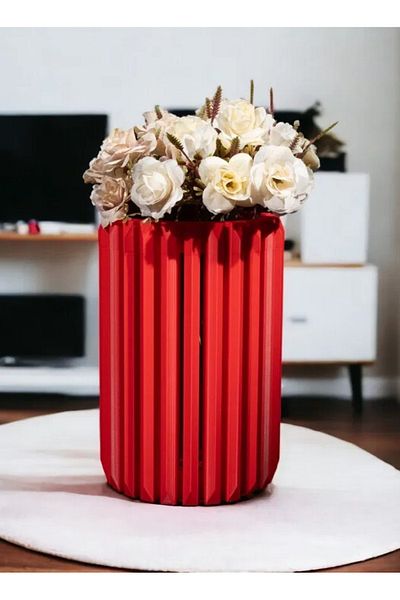 3D Brothers Teris Vase - Contemporary Decorative Centerpiece