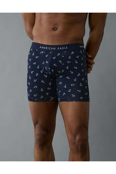 AMERICAN EAGLE AEO Men's Anchors 6" Classic Boxer Brief