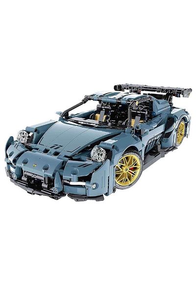 Oyuncakmatik Im. Master Blue 1:14 Super Car Creative Construction Set 1221 Pieces