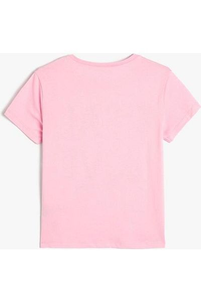 Koton Pink Girl's T-shirt - 4skg10564ak