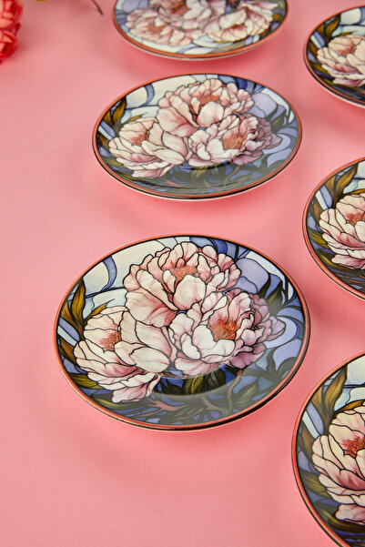 EMBazaar 6 Pieces Alvina Tea Plate Coasters