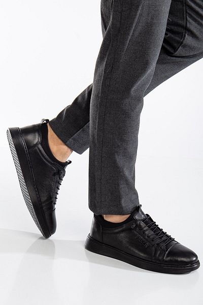 Yağlıoğlu Kundura 9108 Men's Daily Genuine Leather Full Orthopedic Comfortable Fit Shoes