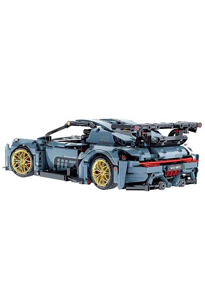 Oyuncakmatik Im. Master Blue 1:14 Super Car Creative Construction Set 1221 Pieces