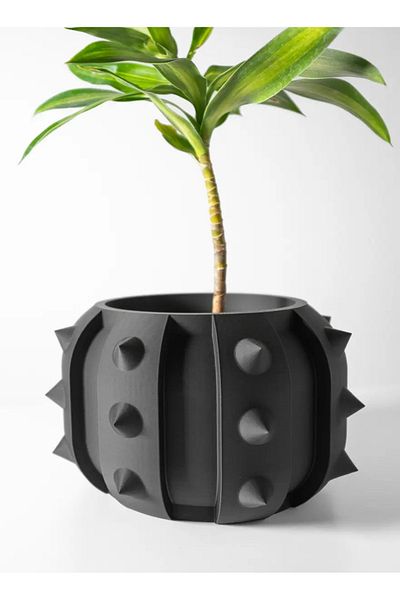 3D Brothers Alver Vase with Drainage Tray & Stand  Distinguished and Stylish Plant Display