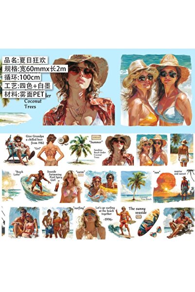 İthal 2 m de bandă PET pe malul mării