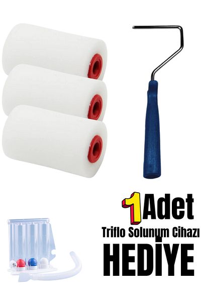 KARN Triflo Premium 5cm Sponge Roller - 3 Pieces