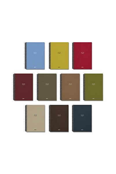 Colornote Papirüs Papirüs Note Case Sert Kapak Spiralli 16x23 120yp. Çizgisiz...