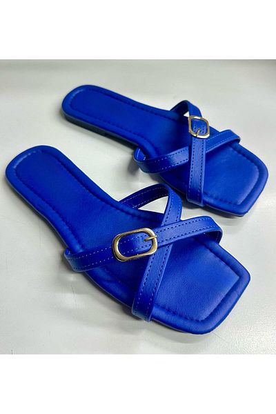 Tradinyom Casual Women's Simple Leather Slippers, Suitable for Home and Guests, Providing a Stylish and Modern Look