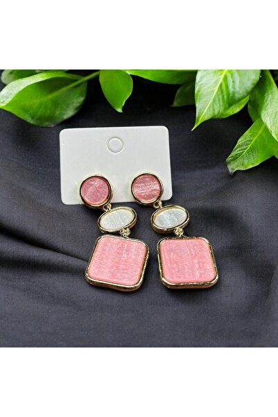 Candy Akrilik Taşlı Sallantılı Küpe