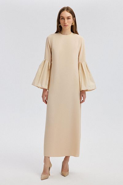Touché Privé Elegantes Taftkleid mit Ärmeldetail