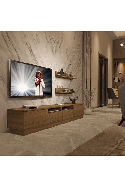 Decoraktiv Trendstyle 220rs Mdf Tv Ünitesi Tv Sehpası - Naturel Pera