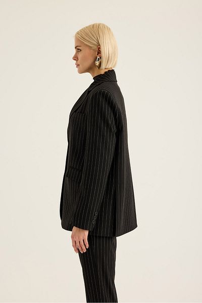 SEVİLEN Jachetă blazer cu dungi cu două fante