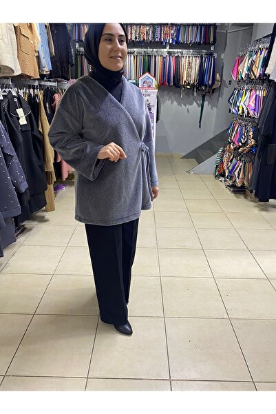 Rita KADIN YANDAN BAĞLAMALI TUNİK CEKET