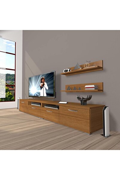 Decoraktiv Eko 200r Slm Tv Ünitesi Tv Sehpası - Naturel Ceviz