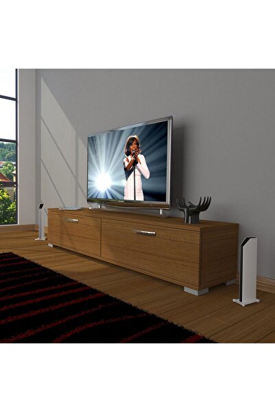 Decoraktiv Eko 140 Mdf Std Tv Ünitesi Tv Sehpası - Naturel Ceviz