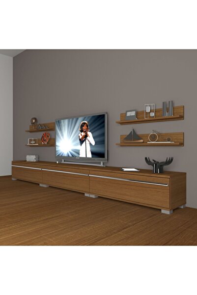 Decoraktiv Eko 270r Mdf Tv Ünitesi Tv Sehpası - Naturel Ceviz