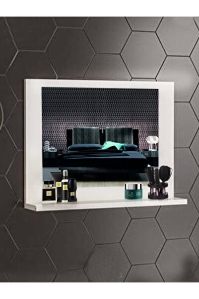 Ka-libra Aynalı Raflı Makyaj Masa Üstü Dresuar Aynalı Banyo Dolabı Lavabo Ayn...