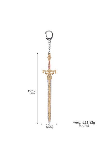Choice K00868-06 حلقة 14 سم من Dark Moon Greatswor Eldens سلسلة مفاتيح قلادة سيف الليل واللهب