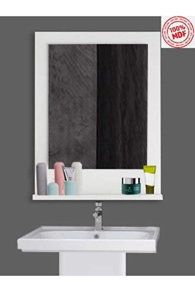 Ka-libra Aynalı Raflı Lavabo Üstü Dolap Raflı Banyo Dolabı Banyo Aynası Çok A...