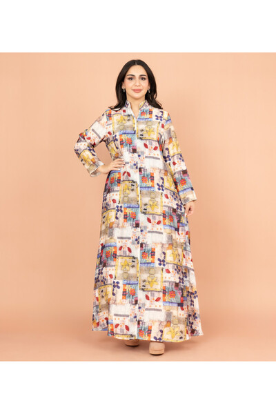 IKKXA جلابيات عصرية بأنماط متعددة الألوان