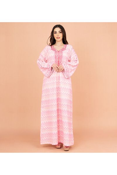 IKKXA Modern Embroidered Jalabiya
