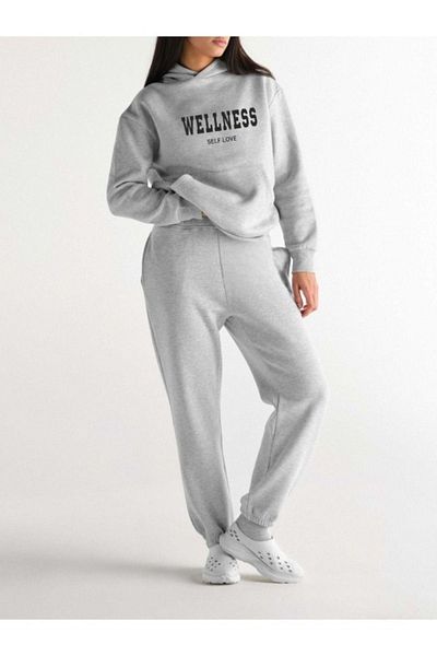 Frisson Wellness Self Love - Oversize Hooded Tracksuit Set