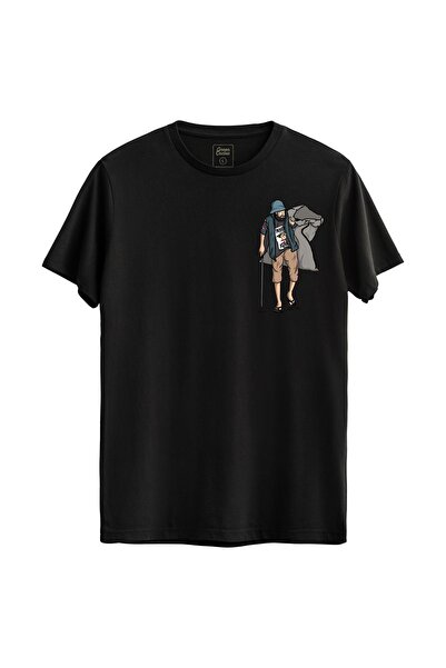 HOFFNUNG Κανονικό μπλουζάκι με σχέδιο Peker