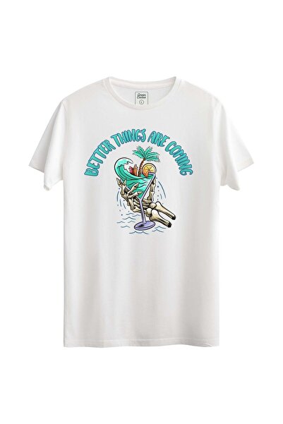 HOFFNUNG Better Things Are Coming Printed Regular T-Shirt