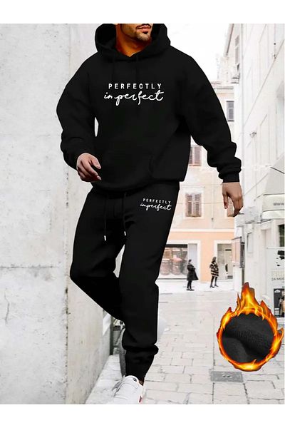 Elfa Tekstil Σετ φόρμας Oversize Hooded - Printed and Printed