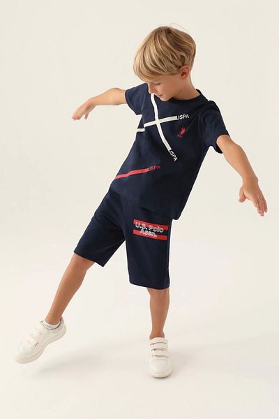 U.S. Polo Assn. Férfi bermuda öltöny - pincérmodell