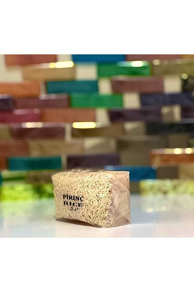 SABUNCU BABA Natural Pumpkin Fiber Rice Soap