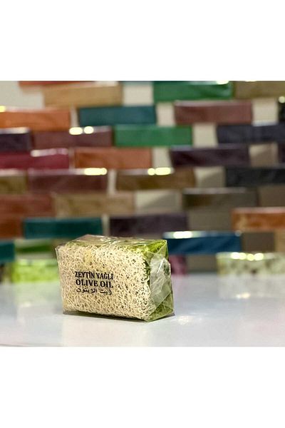 SABUNCU BABA Olive Oil Soap with Natural Pumpkin Fiber