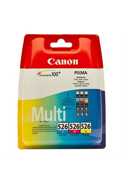 Canon CLI-526 3LÜSET C-M-Y MUR.ORJ.