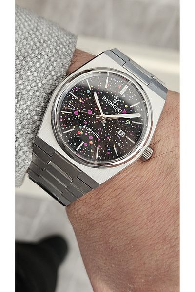 Raymond Rym-280269 Men's Wristwatch - Stainless Steel - 2 Year Warranty