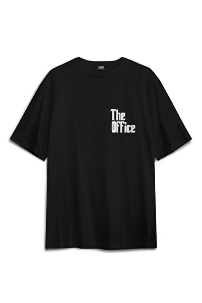 Kendim Seçtim Unisex Pamuk crna majica The Office Michael Scott Godfather Dun...