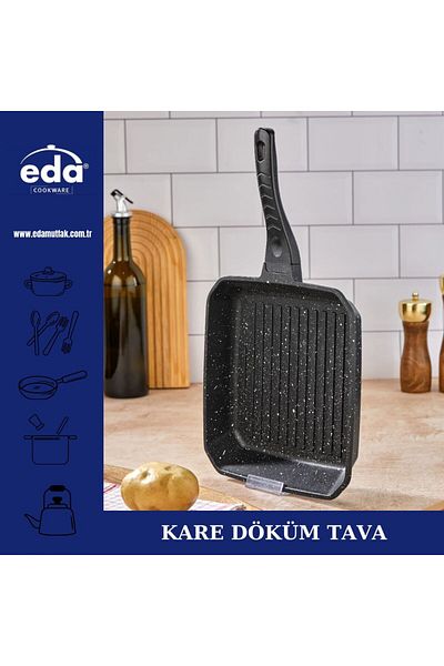 Eda Cast Iron Square Pan