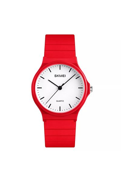 fulina Fashion Sports Watches for Young Men Women,Waterproof Simple Quartz Wrist Watch,Red