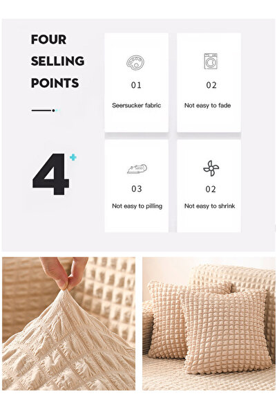 sharpdo European Non-slip Four Seasons Sofa Cover