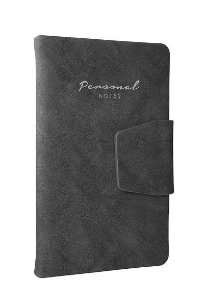 Victoria's Journals 96 Yp. 80 G. Vj Hard Cover Magnet Pocket Book with Stripes - 9.6X16.6 cm