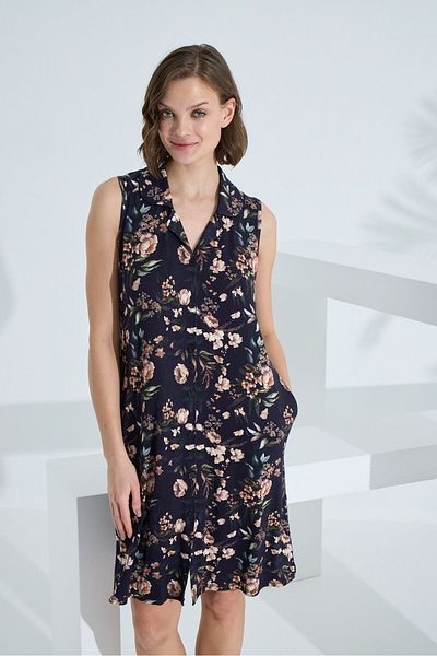 Etoile Bamboo Sleeveless Pocket Summer Women's Dress 72907
