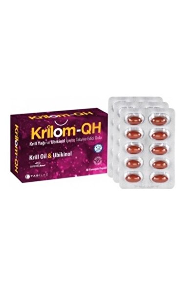 Tab İlaç Krilom Krill Oil Ubikinol 30 Soft Capsules