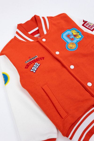 Haribo 4-10 Years Licensed Unisex Children's College Jacket -Orange-