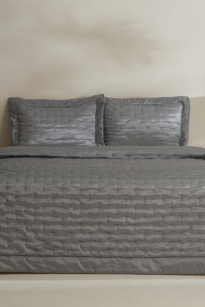 Karaca Home Gray Double Bedspread