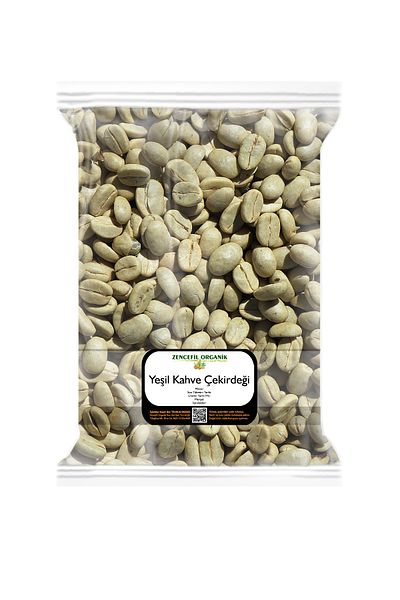 Zencefil Organik Green Coffee Bean - Unroasted, 1 Kg, 1000 Gr.